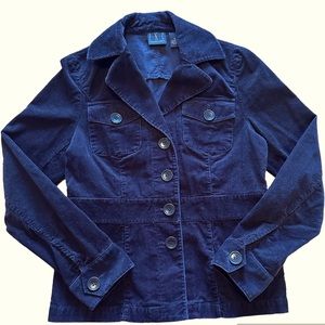 INC Women’s EUC Black Corduroy Jacket SZ M